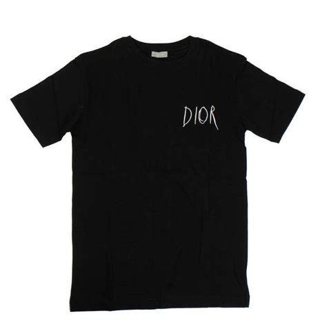 black christian dior t shirt